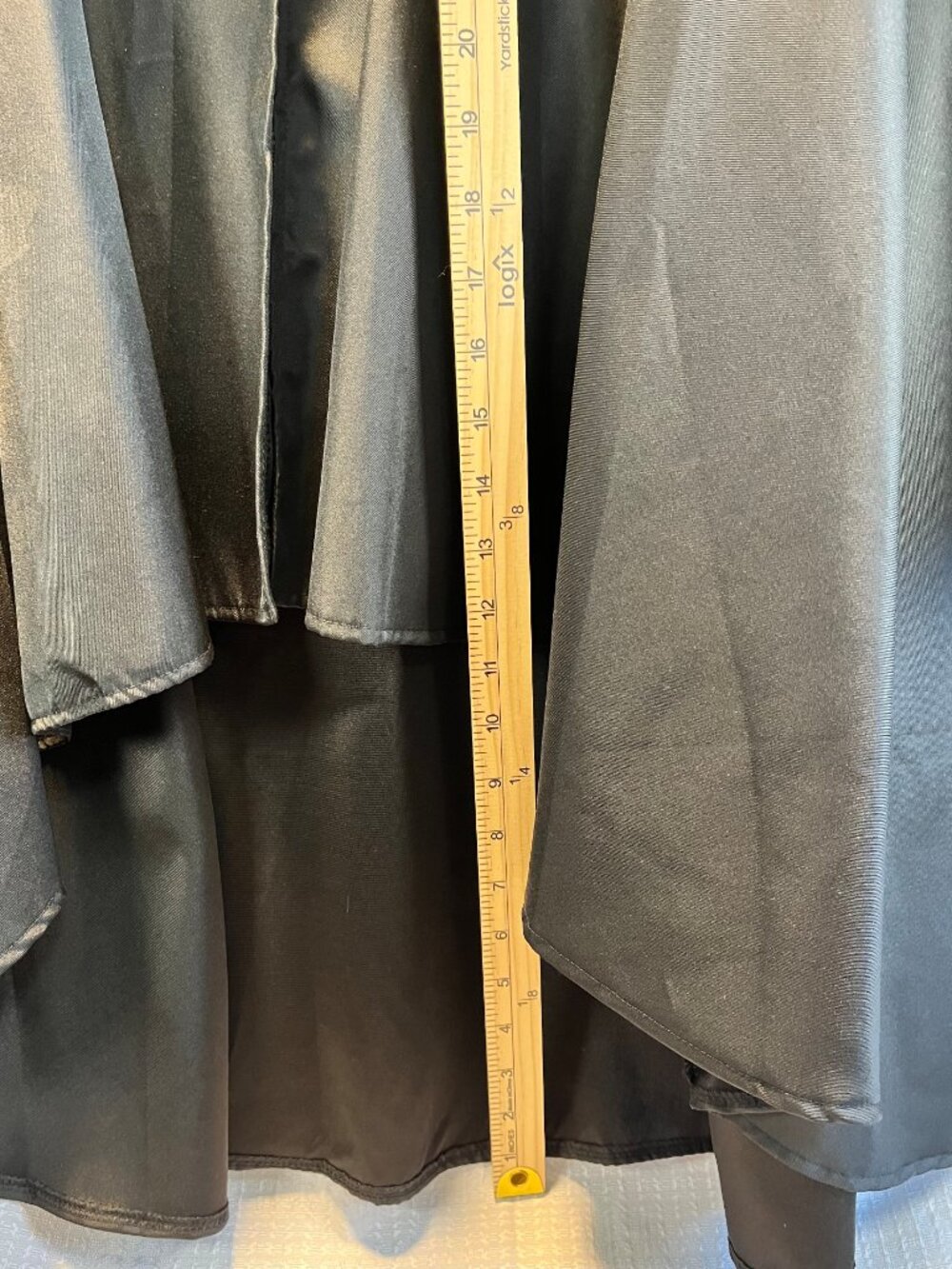Oratee Black Gothic High-Low Cape Jacket 5X Fits size 20 US 2X - Picture 6 of 9